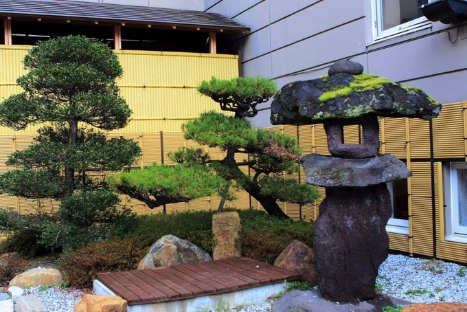 典型的日式风格庭院设计