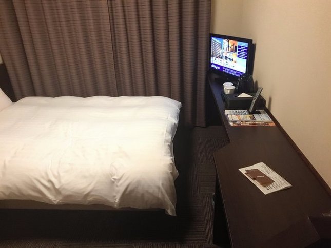 旅店内部还是小小的，一贯的日本商务酒店作风~~~
