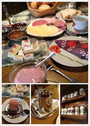 酒店女主人精心为我们准备的早餐 超好吃